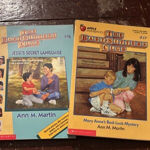 Scholastic The Baby-Sitters Club Books - Blue and Yellow Covers